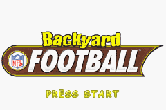 Backyard Football back cover for GameBoy Advance